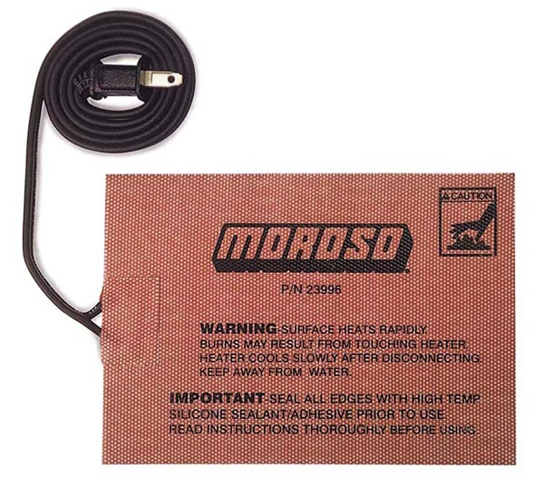 23996 – MOROSO Oil Heater, Heats Oil From 66 Degrees Fahrenheit To 160 Degrees Fahrenheit In 25 Minutes 5 Inch X 7 In...